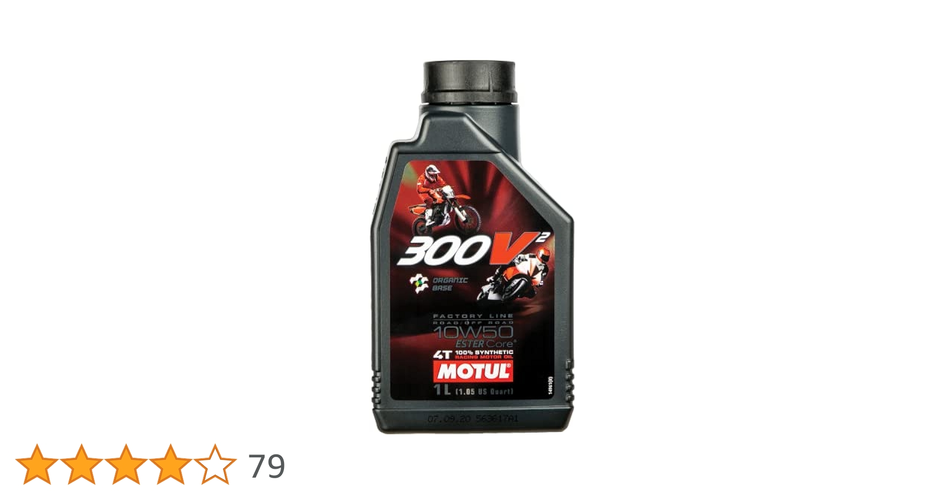 Amazon | MOTUL(モチュール)300V2 4T 10W50 バイク用エンジン